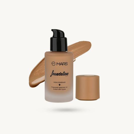 Mars Foundation | High Coverage Formula 008|40 ml|MRP 379