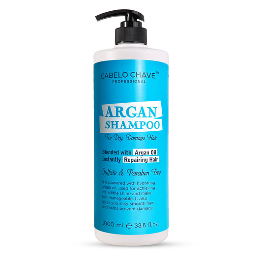Cabelo Chave Argan Shampoo For  Frizzy Hair 1000ml