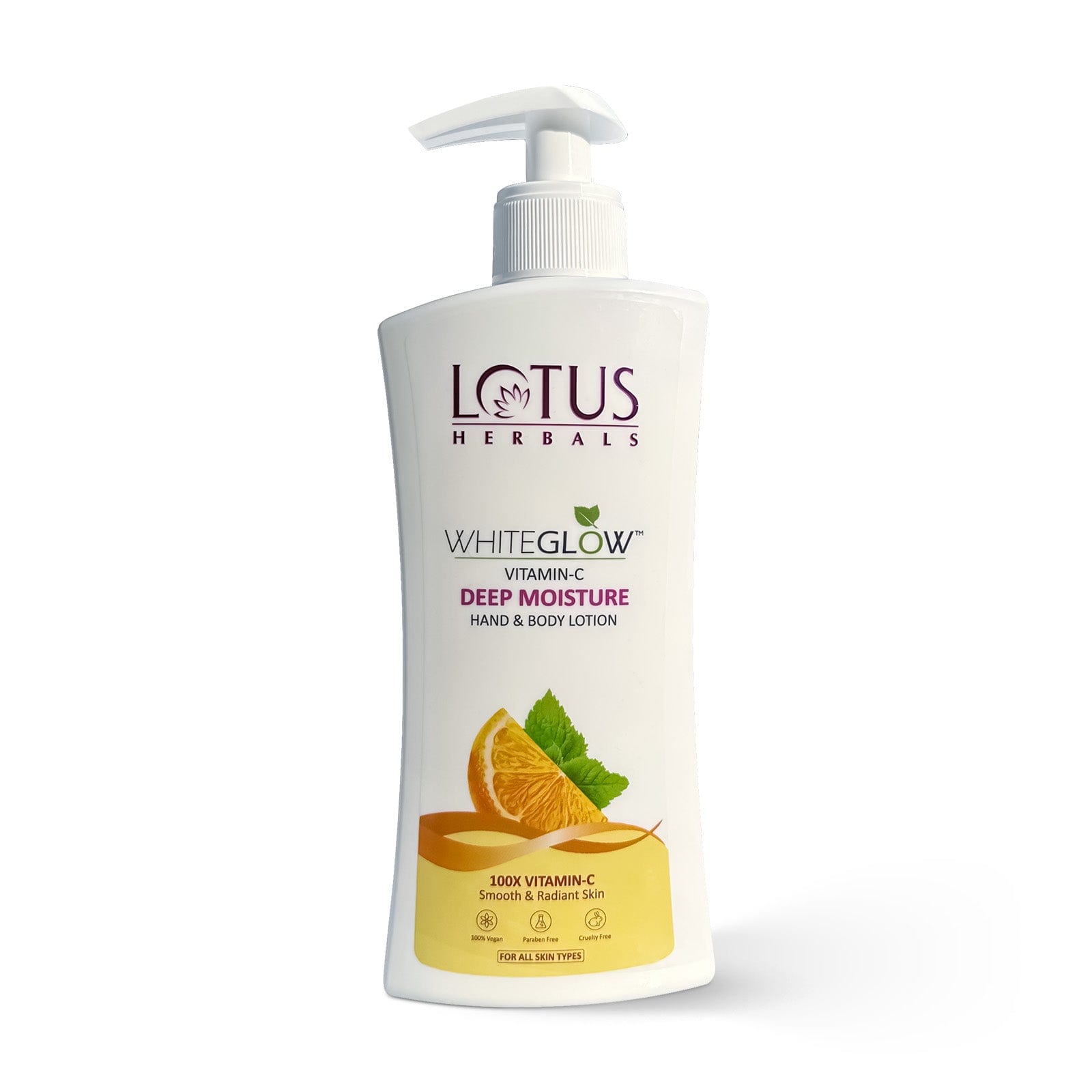 Lotus Herbals WhiteGlow Vitamin C Deep Moisture Hand & Body Lotion, body lotion, creamy texture