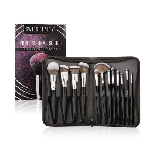 Swiss Beauty Professional Series Makeup Brush 12 Piece Set| |MRP 3699