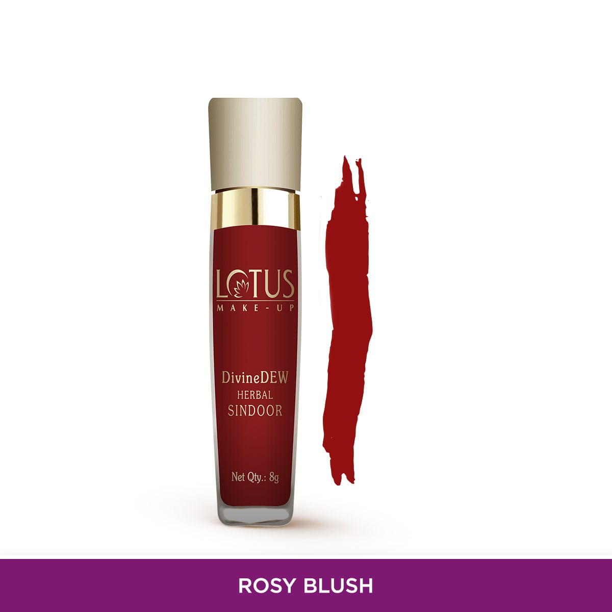 Lotus Make-Up Divine Dew Herbal Sindoor, sindoor, Rosy Blush shade