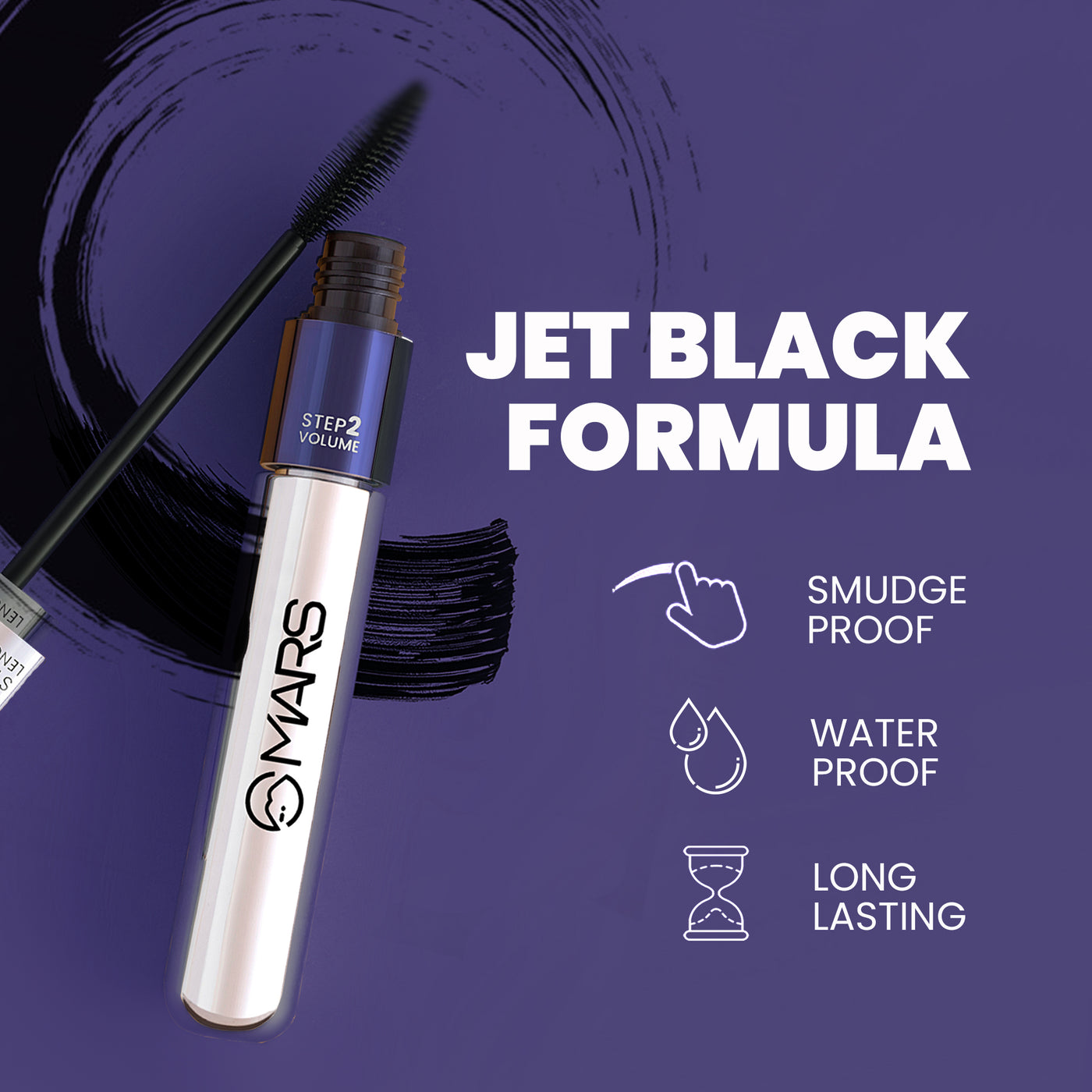 Mars Two-in-One Mascara | Double Trouble|14 ml|MRP 299