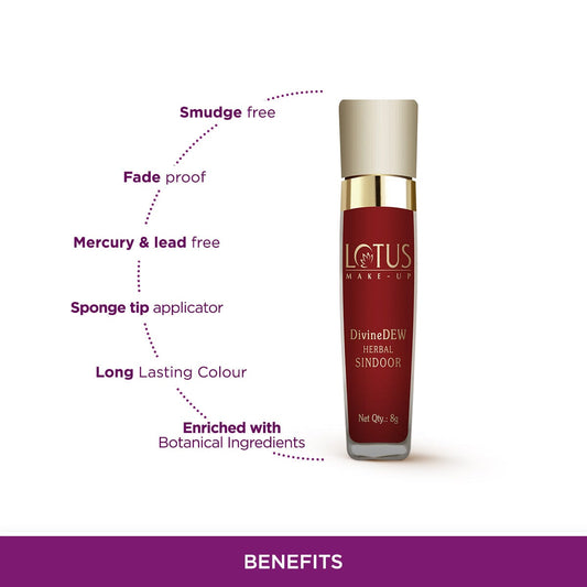 Lotus Make-Up Divine Dew Herbal Sindoor, sindoor, Rosy Blush shade