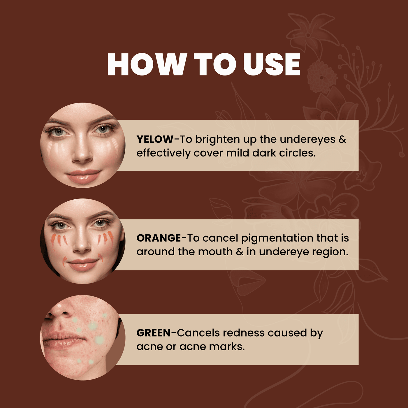 Mars Blossom Liquid Concealer 10 Orange|4.5 ml|MRP 249