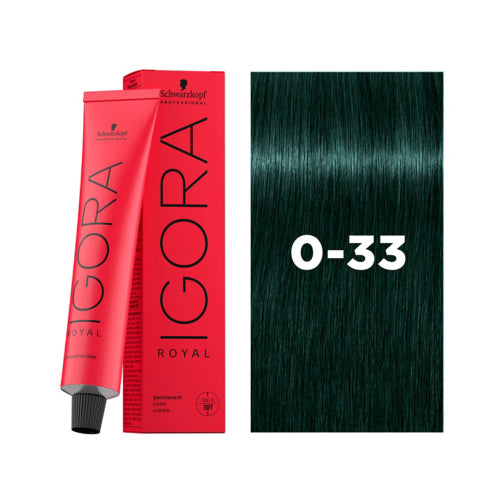 Schwarzkopf Professional Igora Royal Permanent Color Creme (0-33 Anti Red Concetrate)|60 mlMRP 425