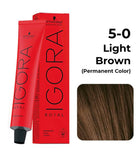 Schwarzkopf Professional Igora Royal Permanent Color Creme (5-0 Light Brown)|60 mlMRP 425