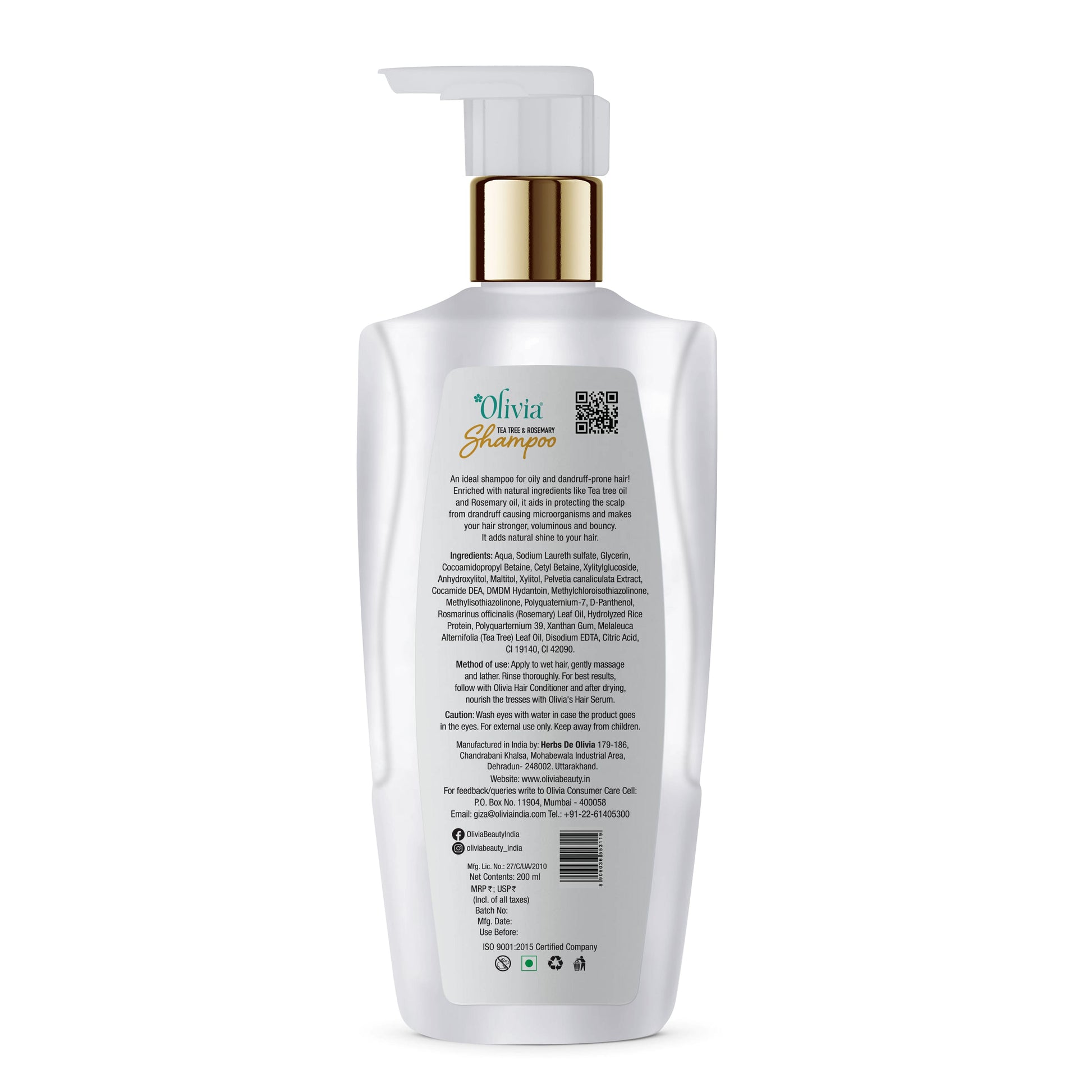 Olivia Dandruff Defense Shampoo, rosemary scalp care, anti dandruff hair wash, fresh scalp shampoo, daily cleansing