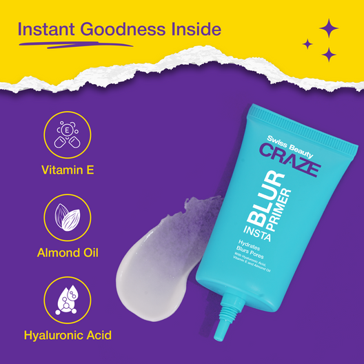 Swiss Beauty Craze Insta Blur Primer|20 gms|MRP 349