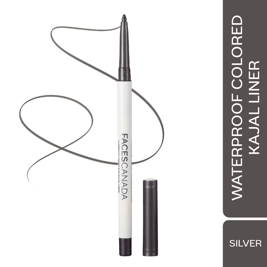 Faces Canada UltimePro Twist Eye Kajal Liner - Silver 01|0.35 gms|MRP 599