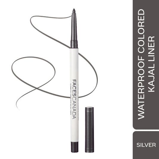 Faces Canada UltimePro Twist Eye Kajal Liner - Silver 01|0.35 gms|MRP 599