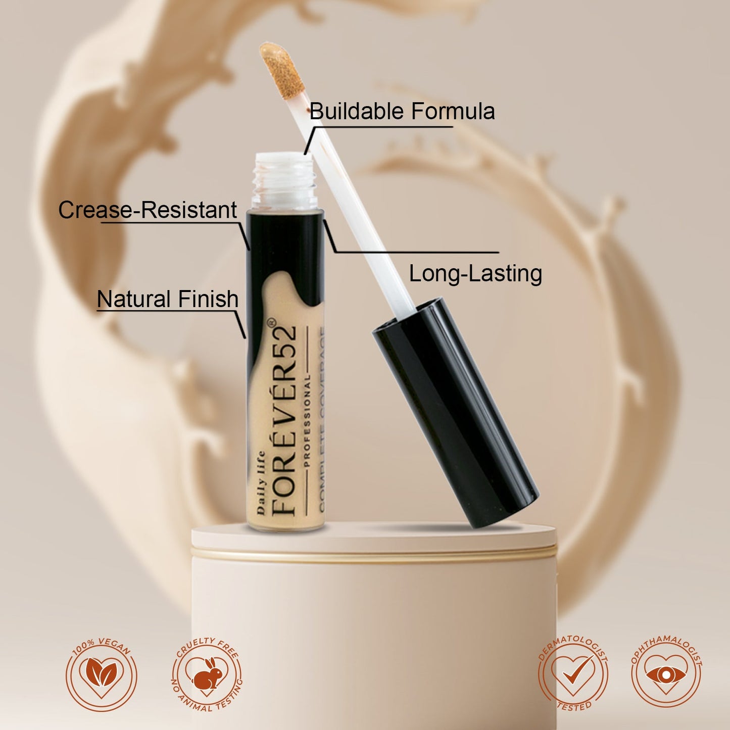 Daily Life Forever52 Complete Coverage Concealer Vanilla-COV001|10 gms|MRP 649