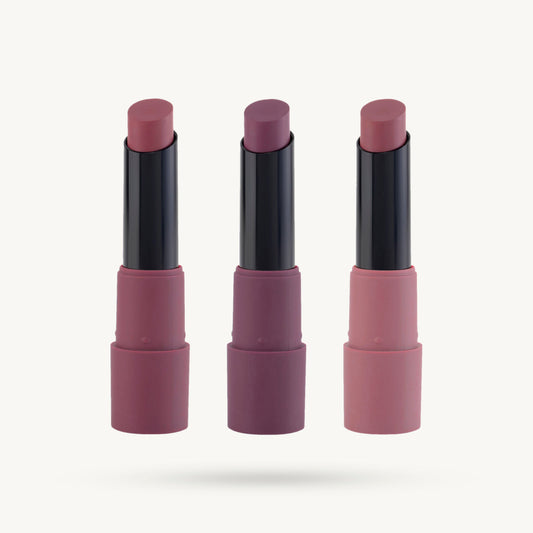 Mars Matte Lipsticks Box | Set of 3 Plums 03|9.6 gms|MRP 447