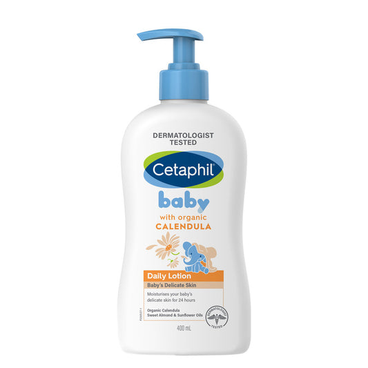 Cetaphil Baby Daily Lotion with Organic Calendula|400ml|MRP 1599
