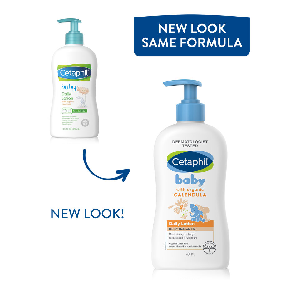 Cetaphil Baby Daily Lotion with Organic Calendula|400ml|MRP 1599