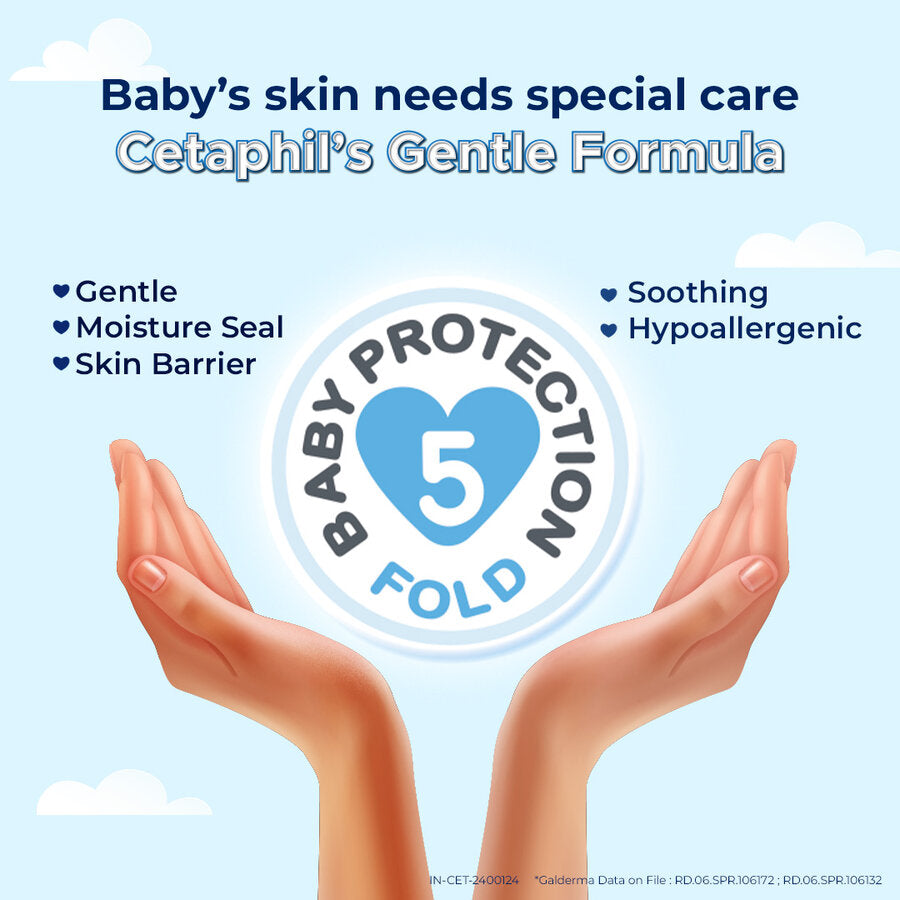 Cetaphil Baby Daily Lotion with Organic Calendula|400ml|MRP 1599