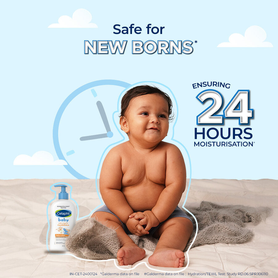 Cetaphil Baby Daily Lotion with Organic Calendula|400ml|MRP 1599