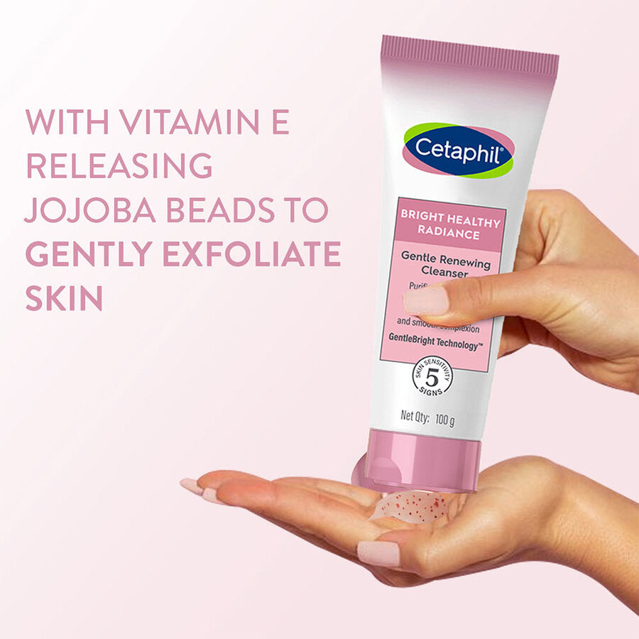 Cetaphil Bright Healthy Radiance Gentle Renewing Cleanser|100gms|MRP 850