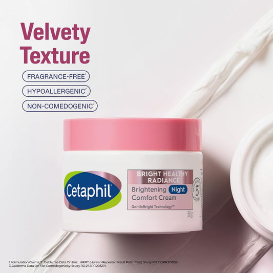Cetaphil Brightening Night Comfort Cream |50gms|MRP 1299