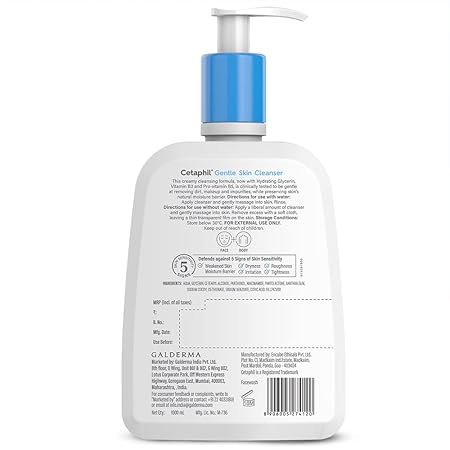 Cetaphil Gentle Skin Cleanser|1000ml|MRP 1679