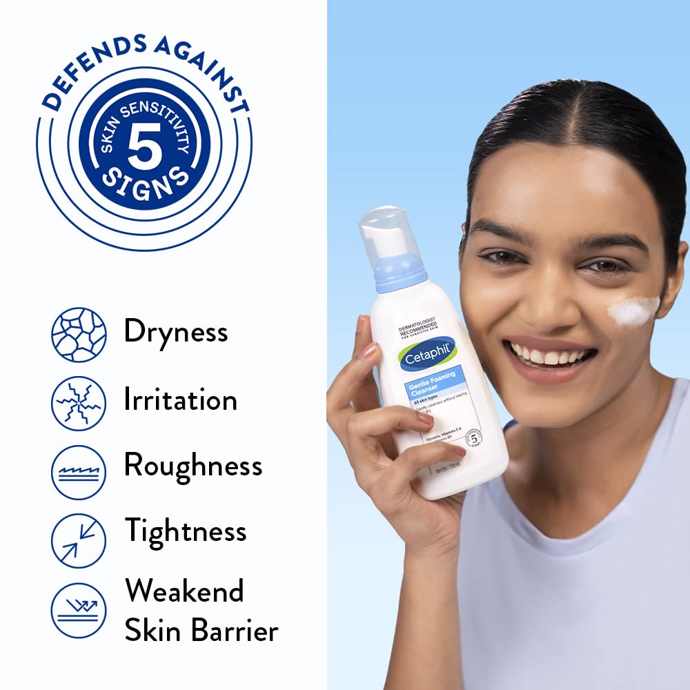 Cetaphil Gentle Foaming Face Cleanser|236ml|MRP 1050