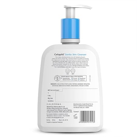 Cetaphil Gentle Skin Cleanser|500ml|MRP 1159