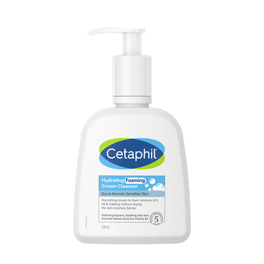 Cetaphil Hydrating Foaming Cream Cleanser|236ml|MRP 1050
