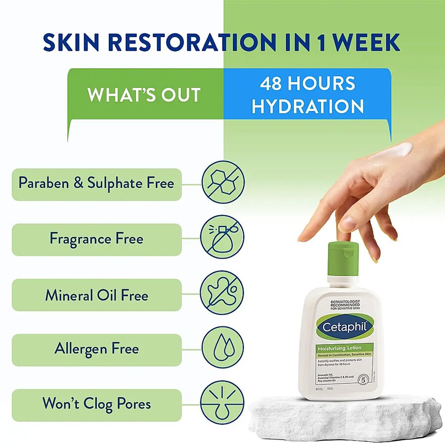 Cetaphil Moisturising Lotion|100ml|MRP 620
