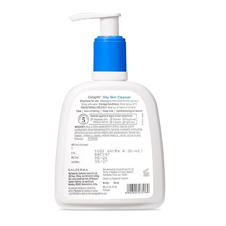 Cetaphil Oily Skin Cleanser|250ml|MRP 1099