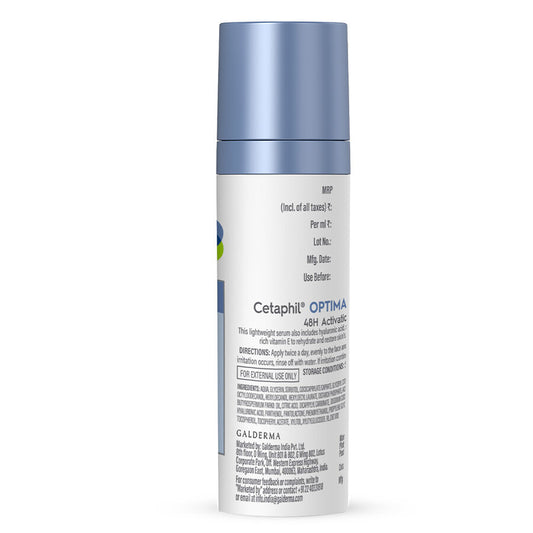 Cetaphil Optimal Hydration 48H Activation Serum|30ml|MRP 849