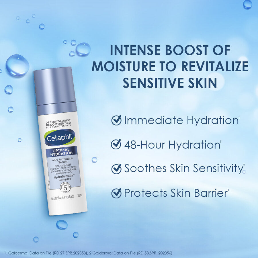 Cetaphil Optimal Hydration 48H Activation Serum|30ml|MRP 849