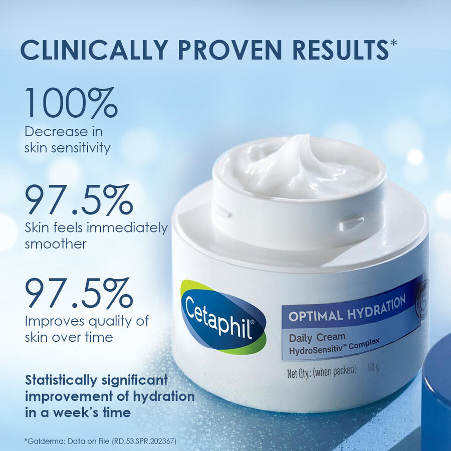 Cetaphil Optimal Hydration Daily Cream|50gms|MRP 1299