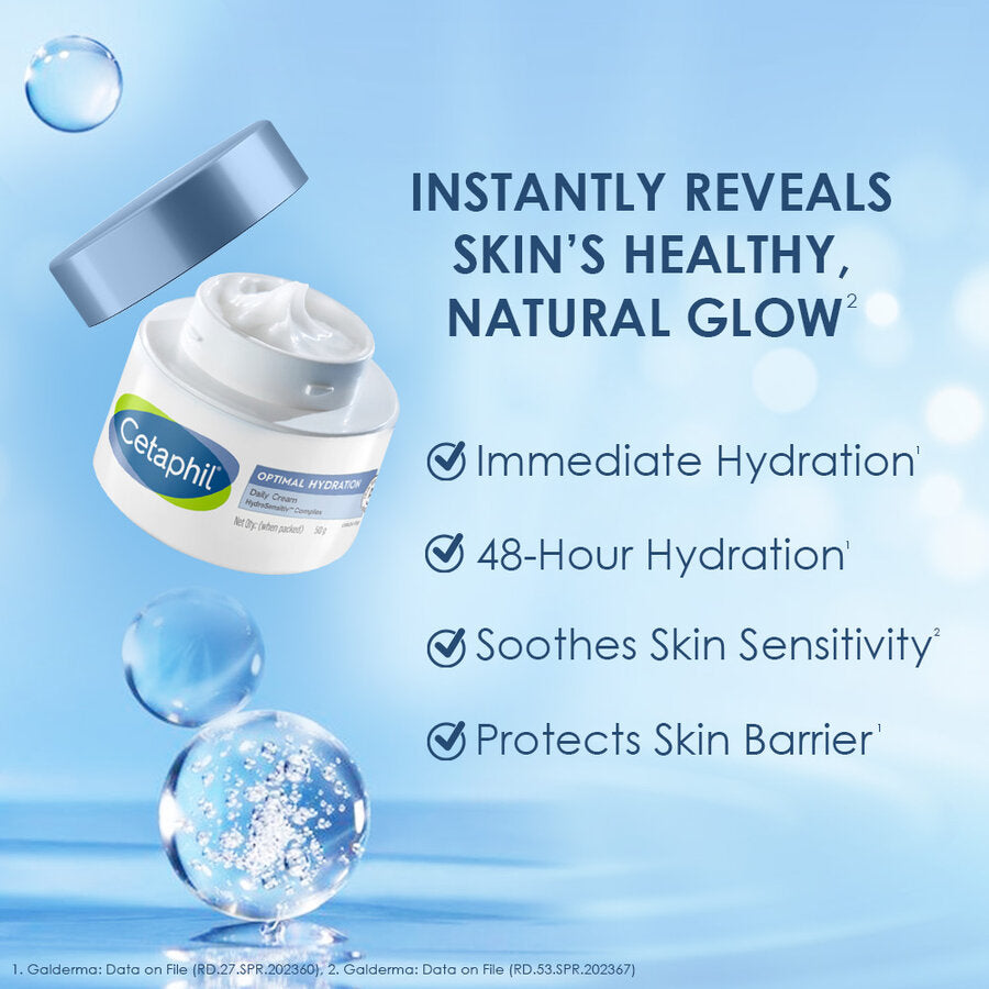 Cetaphil Optimal Hydration Daily Cream|50gms|MRP 1299
