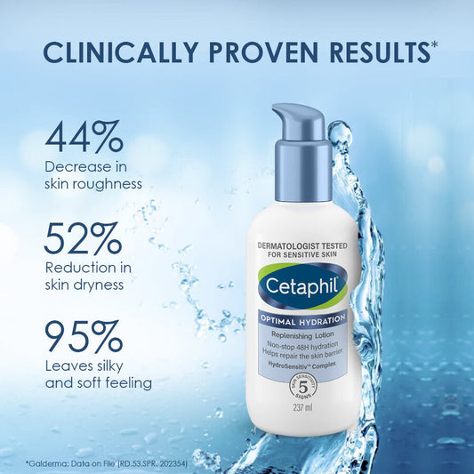 Cetaphil Optimal Hydration Replenishing Lotion|237ml|MRP 1480