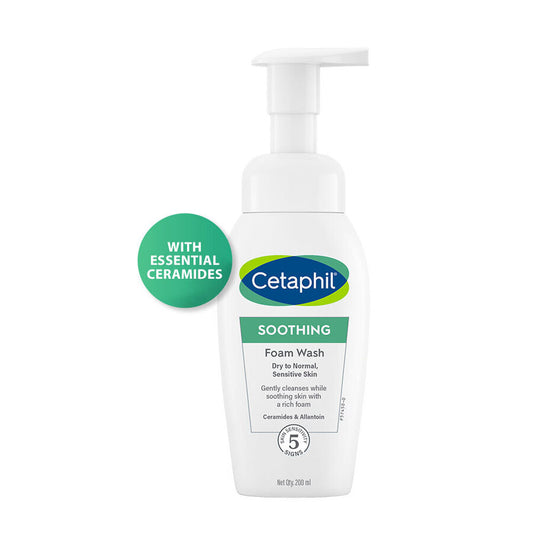 Cetaphil Soothing Foam Wash|200ml|MRP 1399
