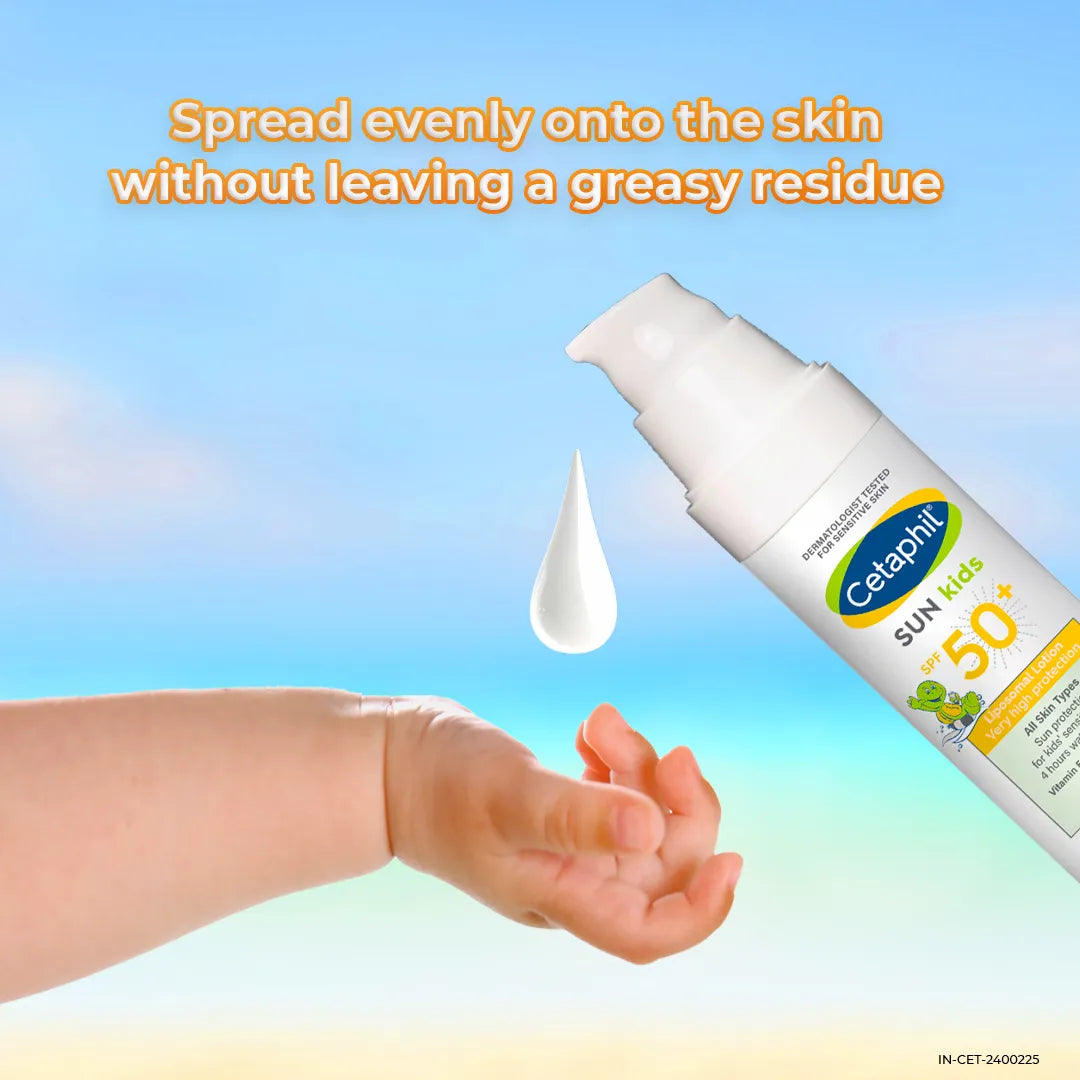 Cetaphil Sun Kids SPF 50+ Liposomal Lotion|150ml|MRP 2177
