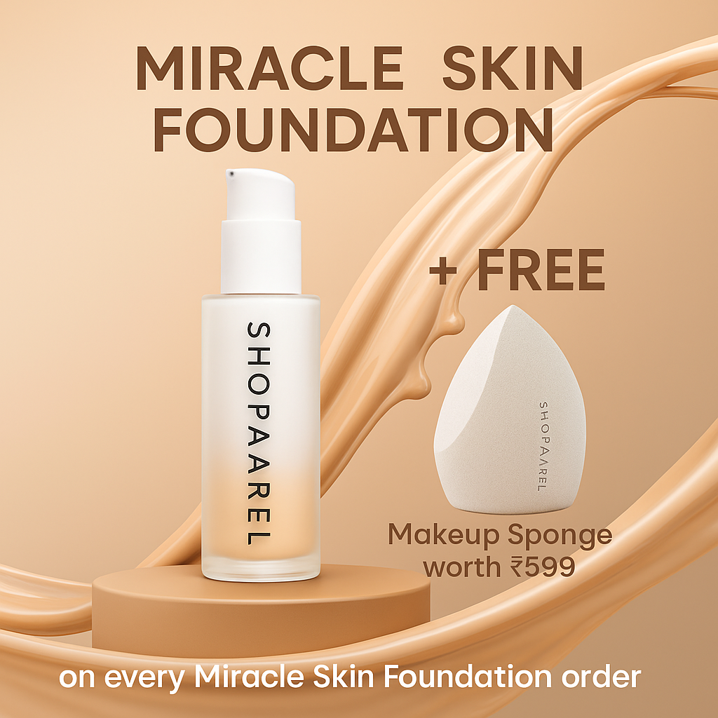 Shopaarel Miracle Skin Foundation 30 ml | Long-Lasting Flawless Coverage