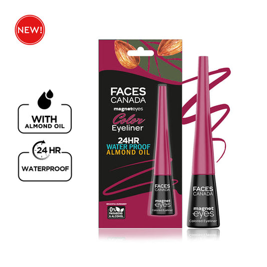 Faces Canada Magneteyes Color Eyeliner -  Graceful Burgundy |4 ml|MRP 399