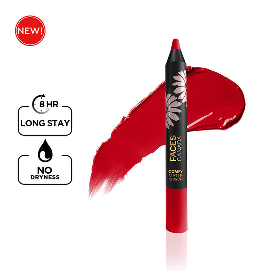 Faces Canada Comfy Matte Crayon � Candy Yum 01|2.8 gms|MRP 399