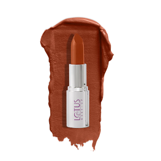 Lotus Make-Up Ecostay Butter Matte Lip Color - Coral Vogaye|4.2 gms|MRP 625
