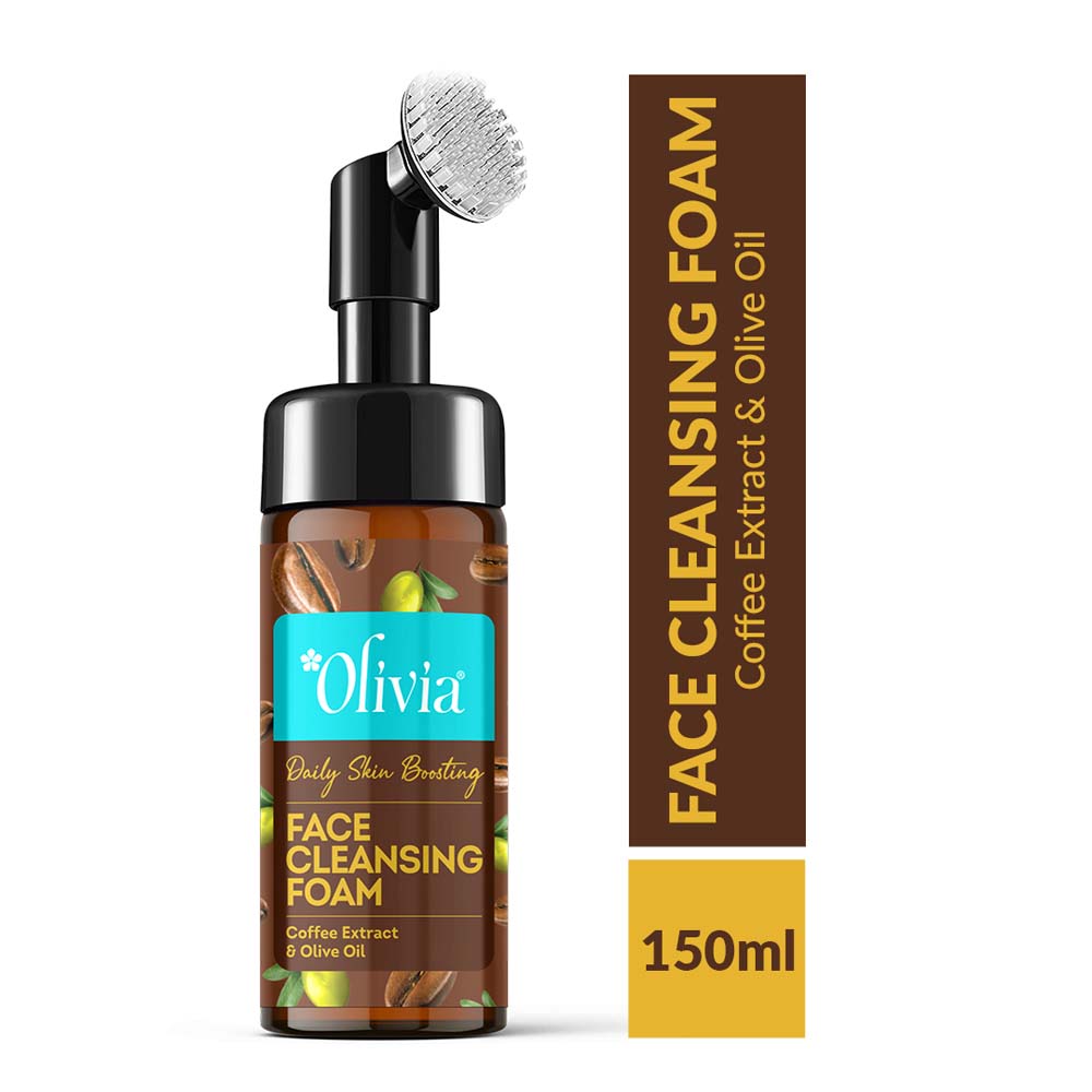Olivia Daily Face Cleansing Foam, gentle facial cleanser, fresh skin care, daily cleansing foam