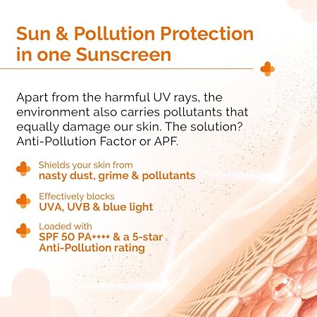 Derma Co.1% Hyaluronic Sunscreen Aqua Gel SPF 50|30gms|MRP 299