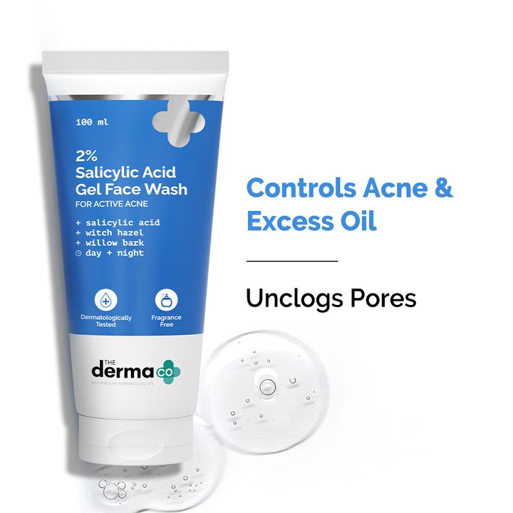 Derma Co. 2% Salicylic Acid Gel Face Wash|100ml|MRP 299