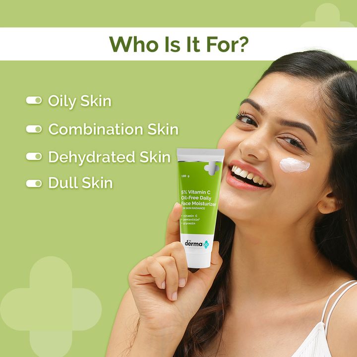 Derma Co. 5% Vitamin C Face Moisturizer|100gms|MRP 349