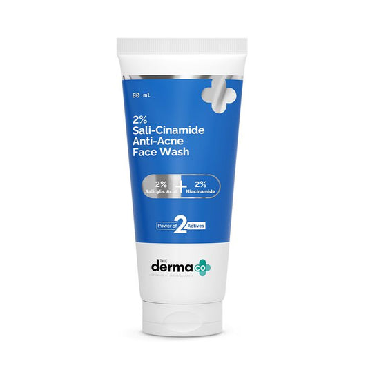 Derma Co 2% Sali-Cinamide Anti-Acne Face Wash|80ml|MRP 249