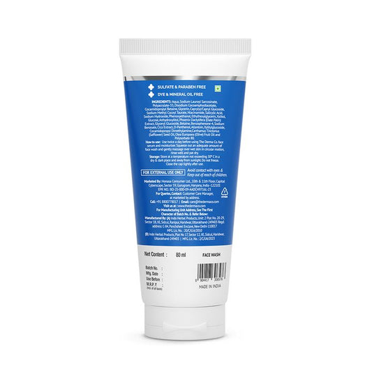 Derma Co 2% Sali-Cinamide Anti-Acne Face Wash|80ml|MRP 249