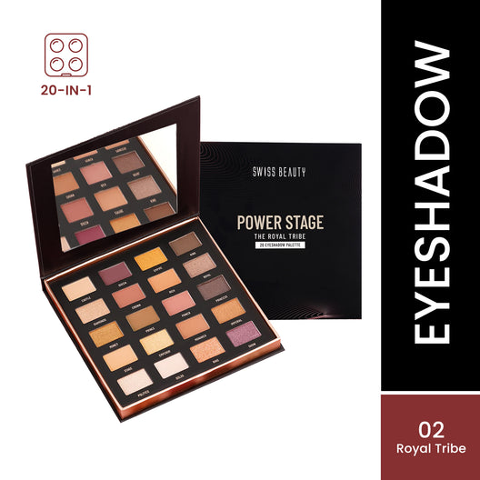 Swiss Beauty Eyeshadow Palette � Royal Tribe|25 gms|MRP 849