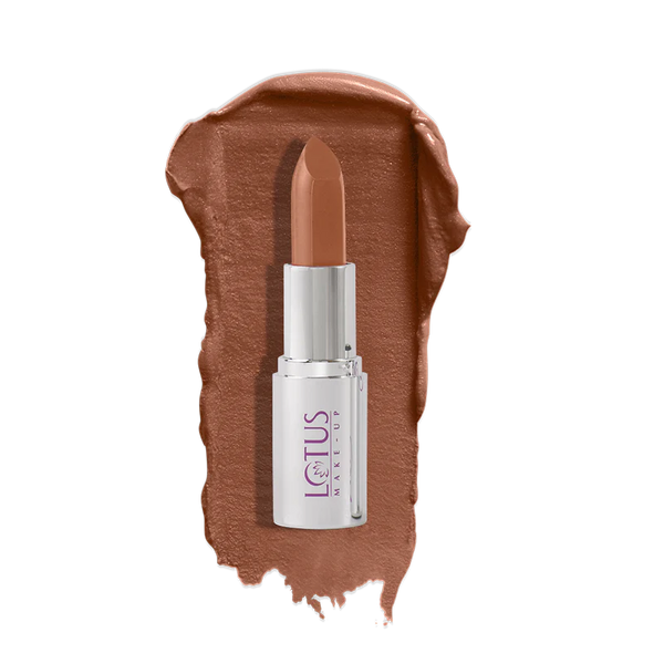 Lotus Make-Up Ecostay Butter Matte Lip Color - Earthy Amber|4.2 gms|MRP 625