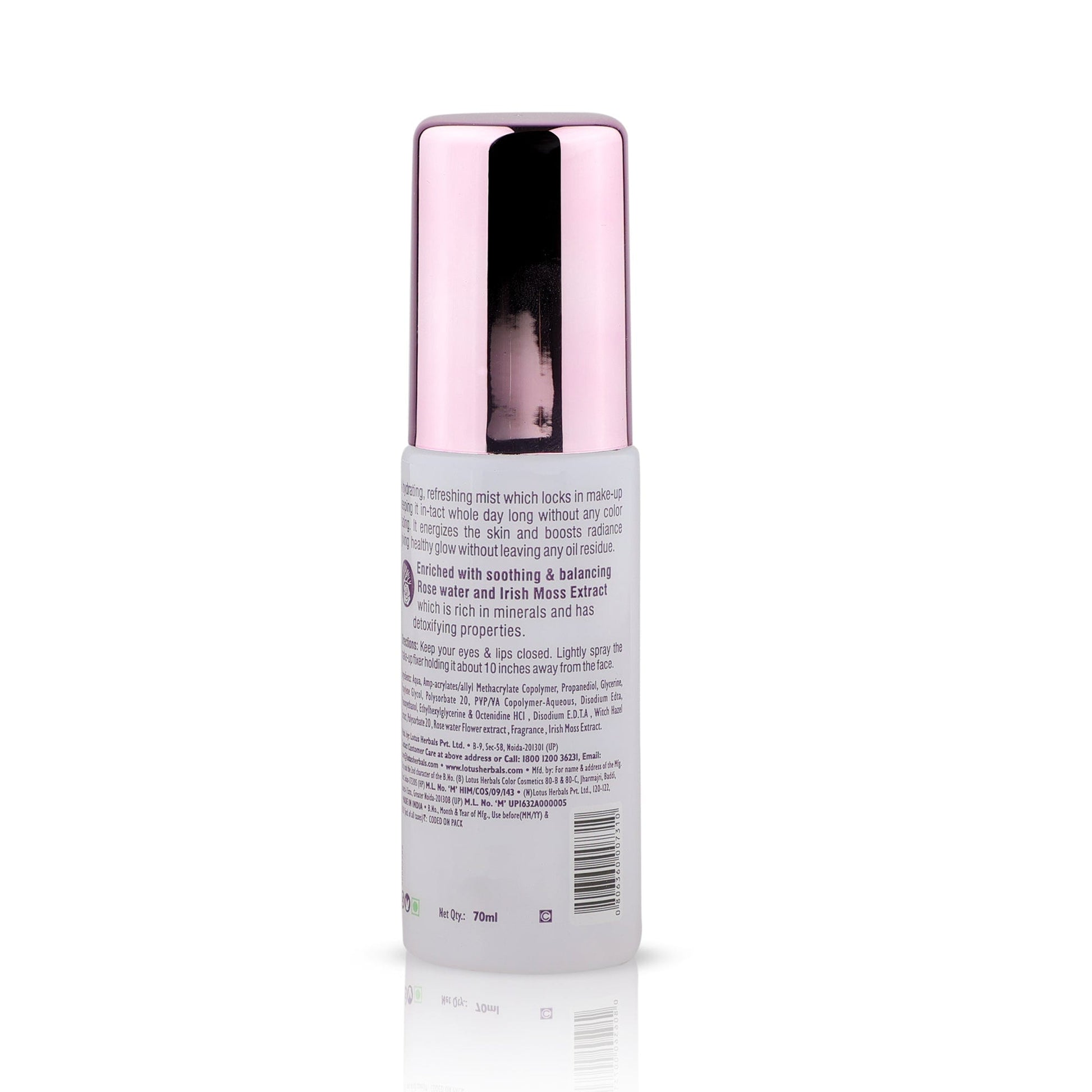 Lotus Make-Up Ecostay Finish Up Make-Up Fixer, makeup fixer spray, fine mist