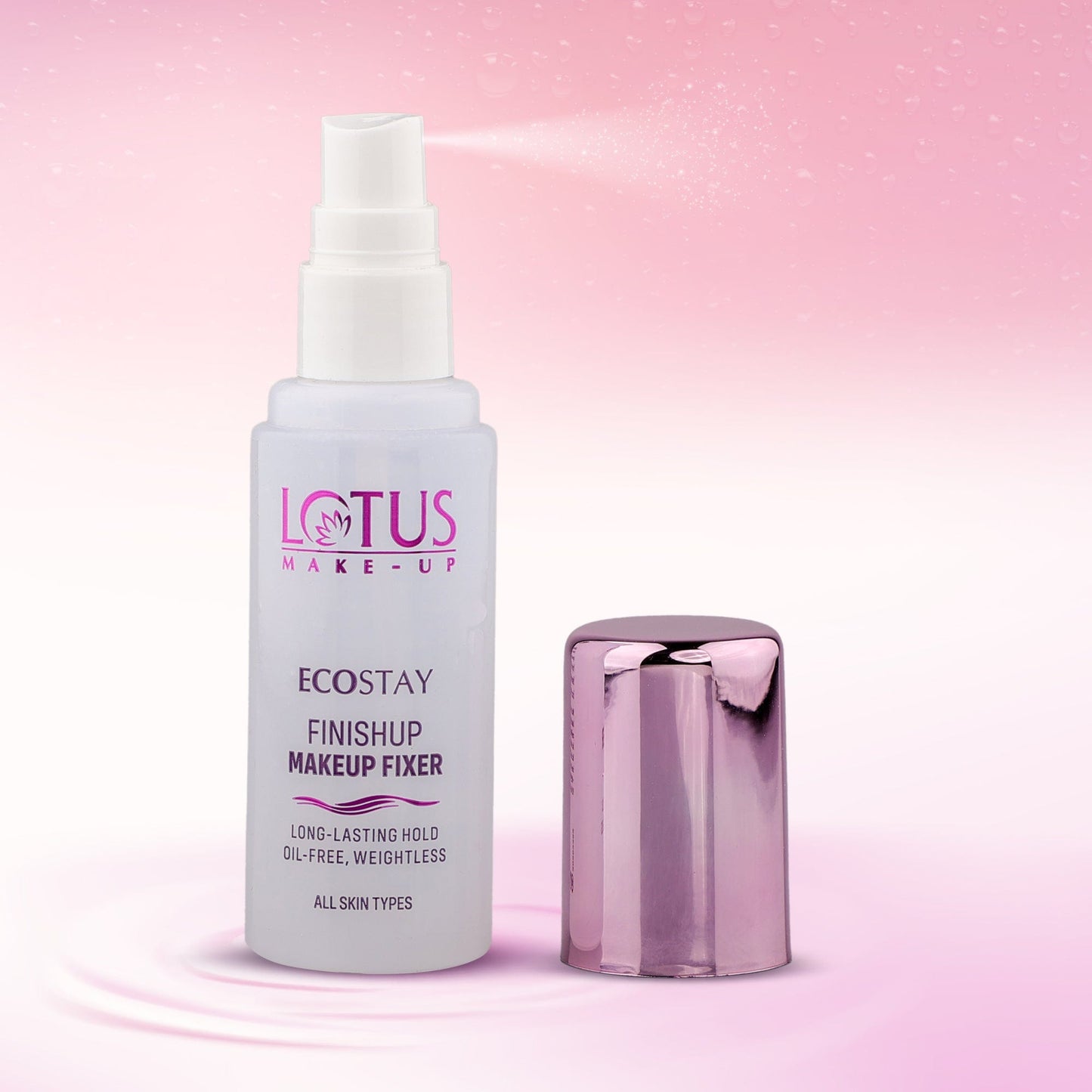 Lotus Make-Up Ecostay Finish Up Make-Up Fixer, makeup fixer spray, fine mist