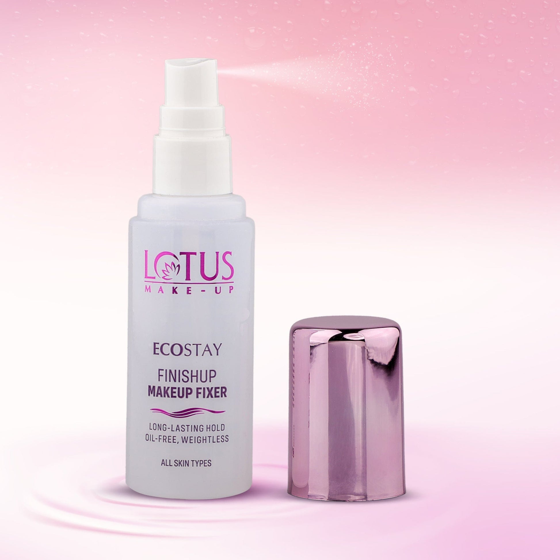 Lotus Make-Up Ecostay Finish Up Make-Up Fixer, makeup fixer spray, fine mist